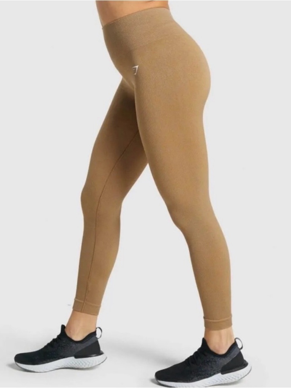 Gymshark Adapt Fleck Seamless Leggings - Mineral | Light Brown